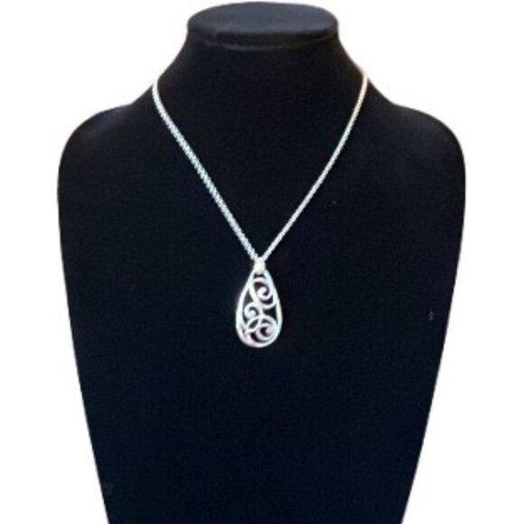 Brighton RETIRED ‘Rock N Scroll’ Pendant Necklace - LNC - Picture 1 of 6